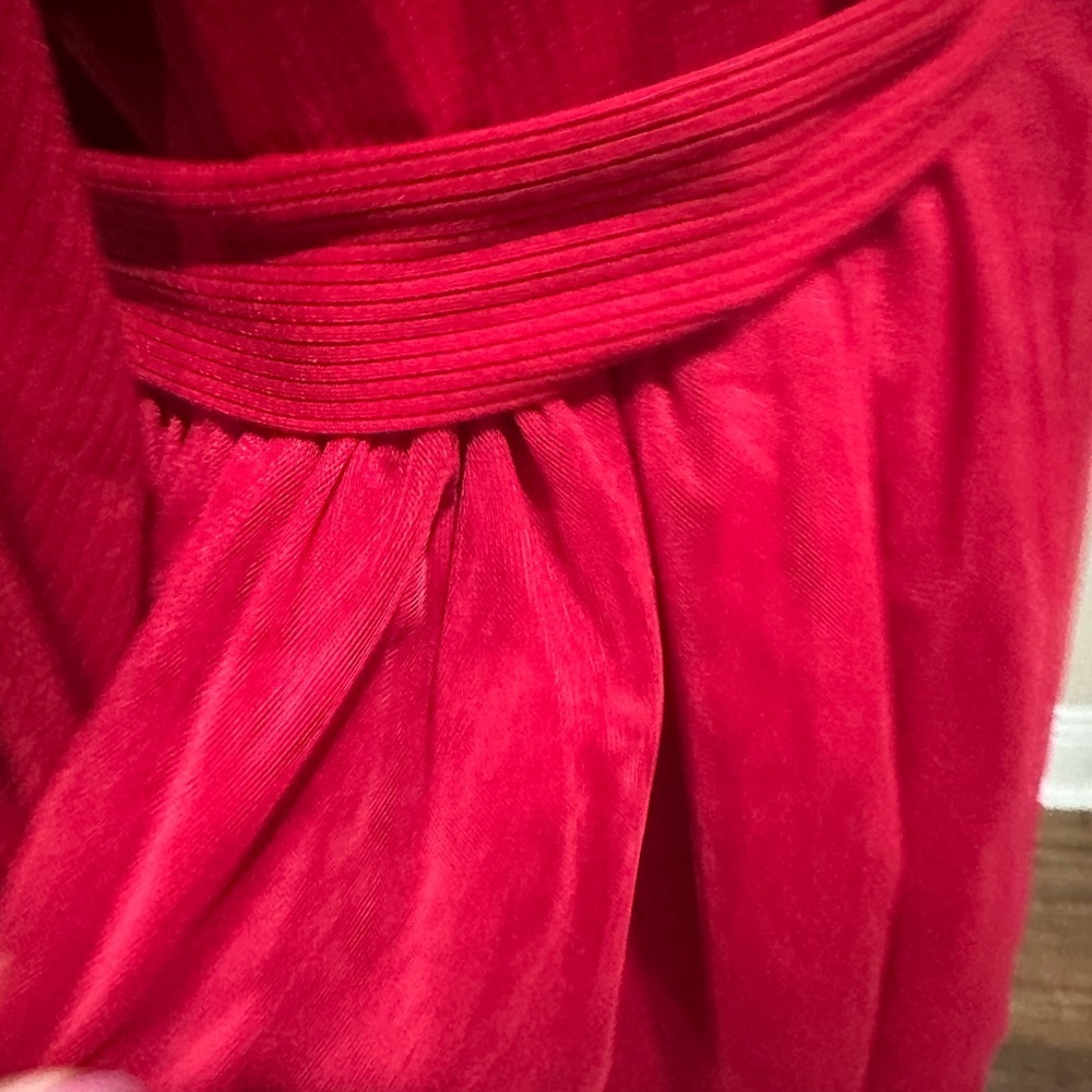 Ivy City Co Short Cosette Dress Red Tiered Tulle Ribbed Knit Size 1X NWT - Picture 5 of 11
